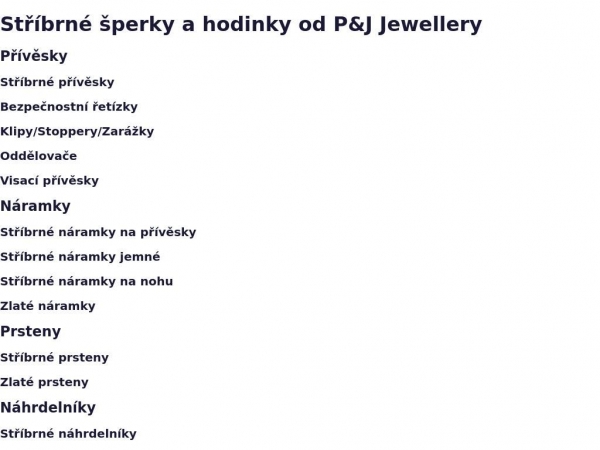 pandjjewellery.cz