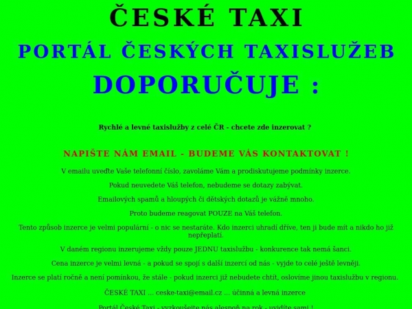 ceske-taxi.cz