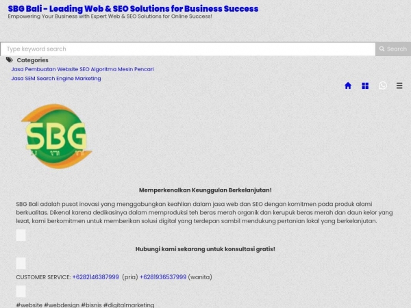 sbgbali.com